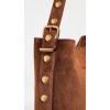 Madewell Women’s The Essential Bucket Tote in Suede(Soft Mahogany)