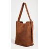Madewell Women’s The Essential Bucket Tote in Suede(Soft Mahogany)