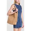 Madewell Women’s The Essential Bucket Tote in Suede(Tawny Khaki)