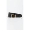 Madewell Women’s The Essential Leather Belt(True Black)