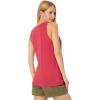 Madewell Women’s Whisper Cotton V-Neck Tank(Rosy Hibiscus)