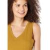Madewell Women’s Whisper Cotton V-Neck Tank(Spiced Olive)