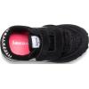 Saucony Kids’ Baby Jazz Hook & Loop Sneakers(Black Sparkle/Zebra)