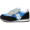 Saucony Kids’ Baby Jazz Hook & Loop Sneakers(Blue/Black/Grey)