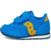 Saucony Kids’ Baby Jazz Hook & Loop Sneakers(Blue/Yellow)