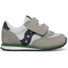 Saucony Kids’ Baby Jazz Hook & Loop Sneakers(Grey/Navy/Green)