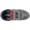 Saucony Kids’ Baby Jazz Hook & Loop Sneakers(Grey/Navy/Red)