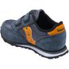 Saucony Kids’ Baby Jazz Hook & Loop Sneakers(Grey/Orange)