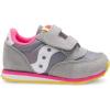 Saucony Kids’ Baby Jazz Hook & Loop Sneakers(Grey/Pink)
