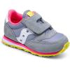 Saucony Kids’ Baby Jazz Hook & Loop Sneakers(Grey/Pink)