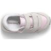 Saucony Kids’ Baby Jazz Hook & Loop Sneakers(Grey/Pink/White)