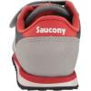 Saucony Kids’ Baby Jazz Hook & Loop Sneakers(Grey/White/Lava)