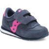 Saucony Kids’ Baby Jazz Hook & Loop Sneakers(Navy/Pink)