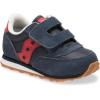 Saucony Kids’ Baby Jazz Hook & Loop Sneakers(Navy/Red)