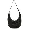 Madewell Essentials Curve Shoulder-Dome Stud, True Black Multi