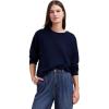 Madewell Womens Hayes Merino Wool Pullover(Deep Navy)