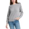 Madewell Womens Hayes Merino Wool Pullover(Grey Mouline)