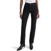 Madewell Womens Longline Straight Jean in Black Frost(Black Frost)