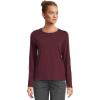 Madewell Womens Northside Long Sleeve Tee(Bordeaux)