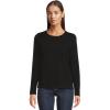 Madewell Womens Northside Long Sleeve Tee(Jet Black)