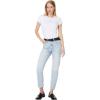 Madewell Women’s Pima Rib Tee(Eyelet White)