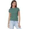 Madewell Women’s Pima Rib Tee(Simply Sage)