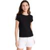 Madewell Women’s Pima Rib Tee(True Black)