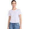 Madewell Women’s Slub Boxy-Crop Tee(Eyelet White)