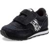 Saucony Kids’ Baby Jazz Hook & Loop Sneakers(Black Sparkle/Zebra)