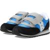 Saucony Kids’ Baby Jazz Hook & Loop Sneakers(Blue/Black/Grey)