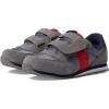 Saucony Kids’ Baby Jazz Hook & Loop Sneakers(Grey/Navy/Red)