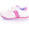 Saucony Kids’ Baby Jazz Hook & Loop Sneakers(White/Berry)