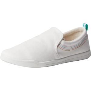 Vionic Beach Marshall Slip On Sneakers for Women-Sustainable Shoes That Include Three-Zone Comfort with Orthotic Insole Arch Support, Machine Wash Safe- Sizes 5-11(White)