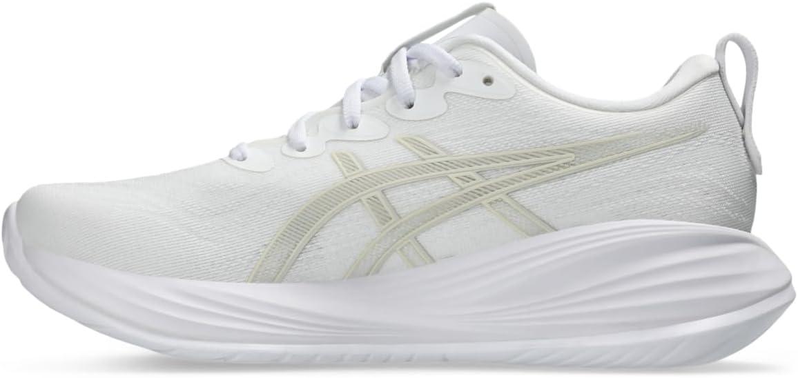 imageASICS Womens GelCumulus 27 Running ShoesWhiteLake Grey