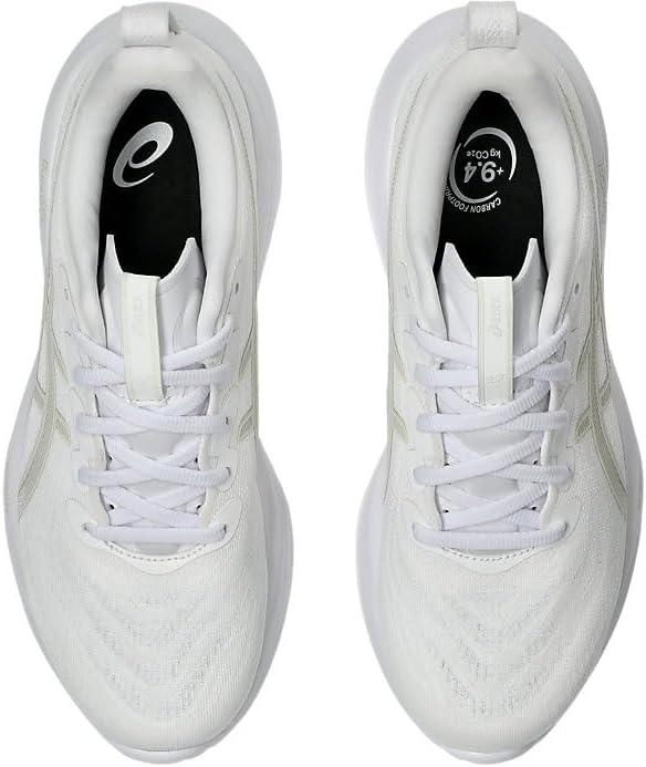 imageASICS Womens GelCumulus 27 Running ShoesWhiteLake Grey