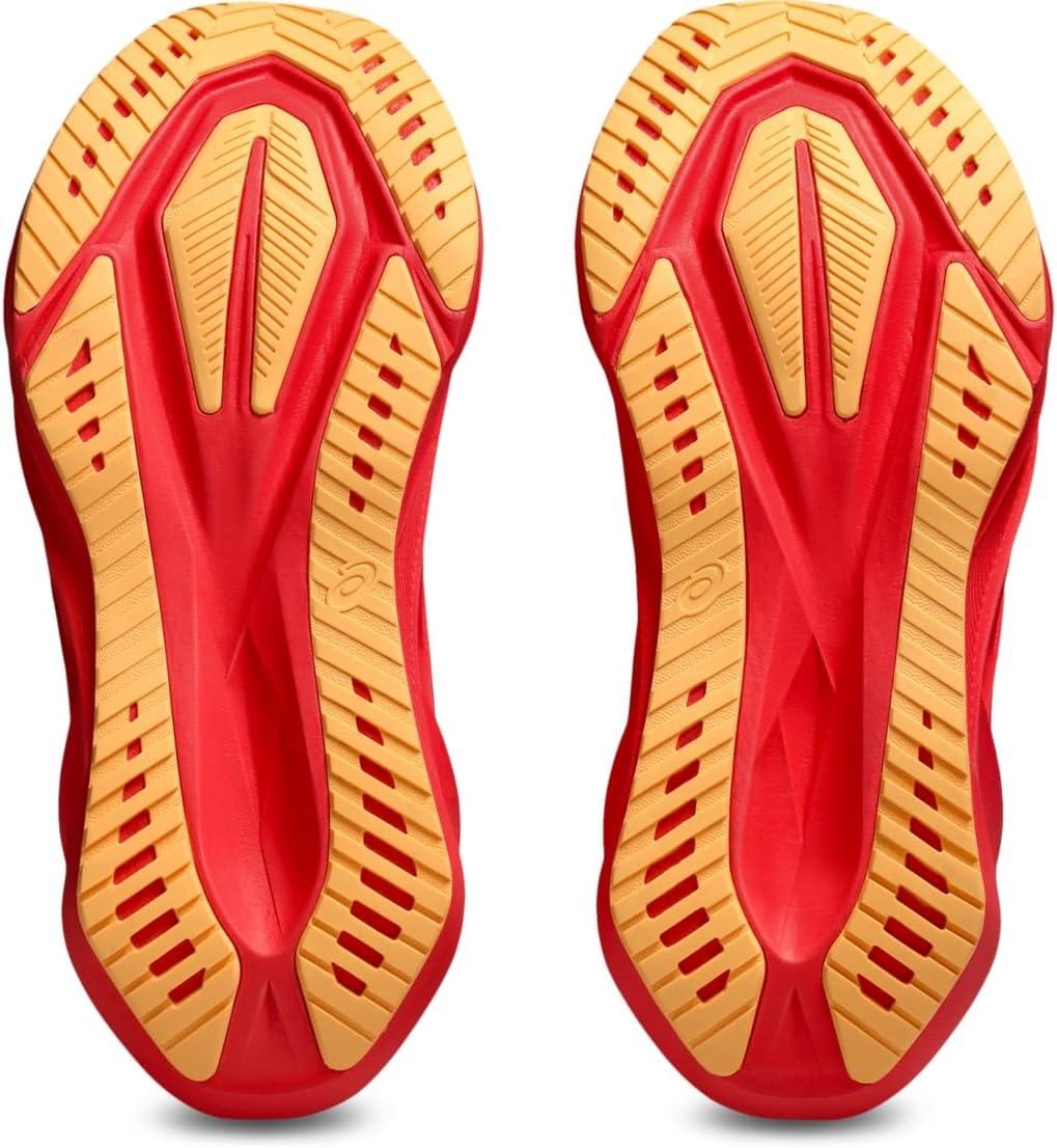 imageASICS Womens NOVABLAST 5 TR Running ShoesFlash Red Edo Purple