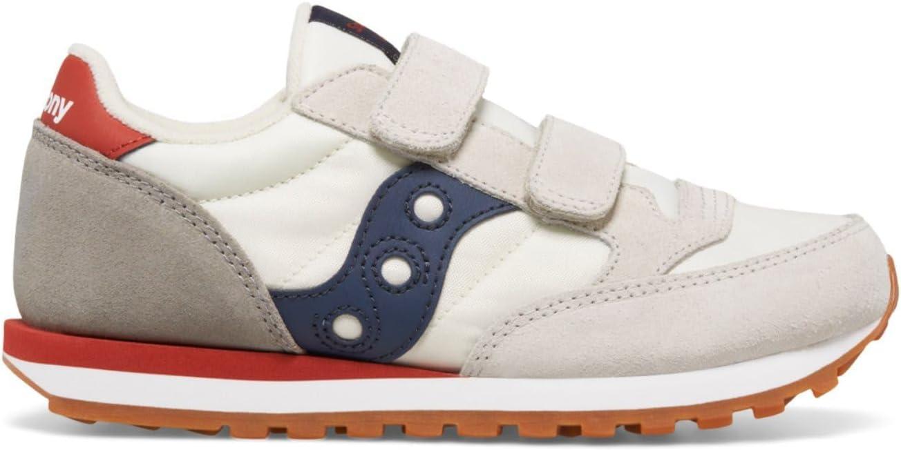 imageGreyNavyGreen Jazz Double Hook ampamp Loop SneakerGreyNavyRed