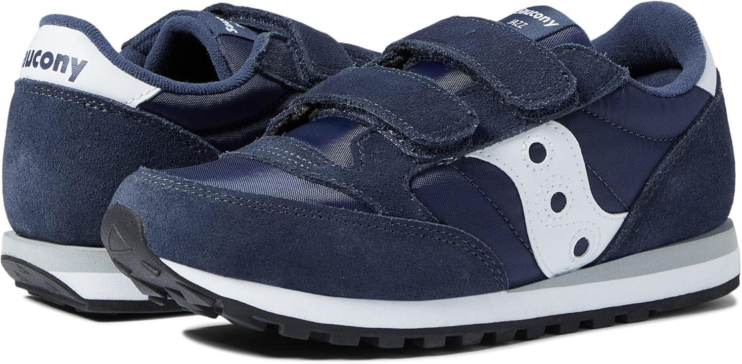 imageGreyNavyGreen Jazz Double Hook ampamp Loop SneakerNavyWhite