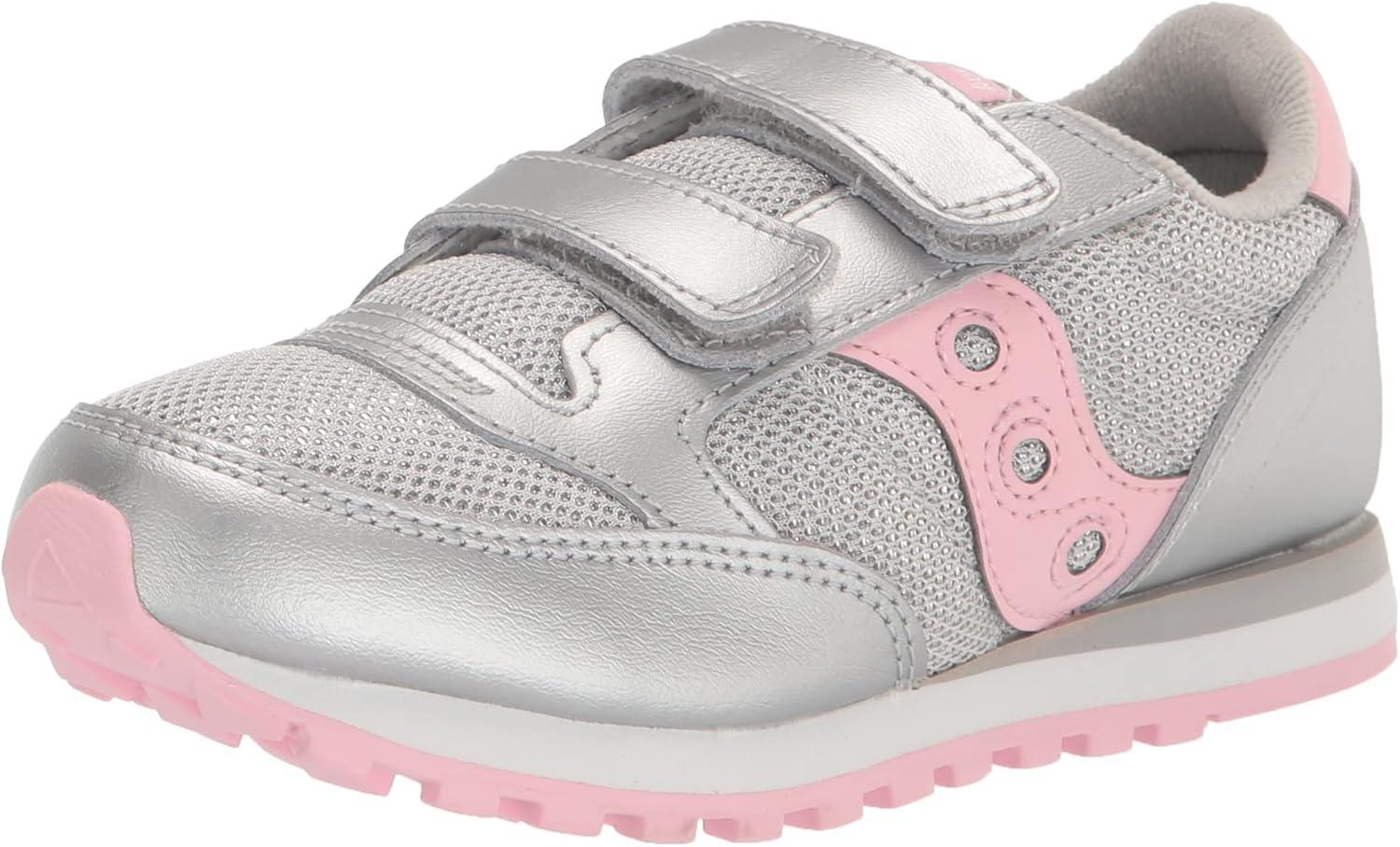 imageGreyNavyGreen Jazz Double Hook ampamp Loop SneakerSilverMetallic