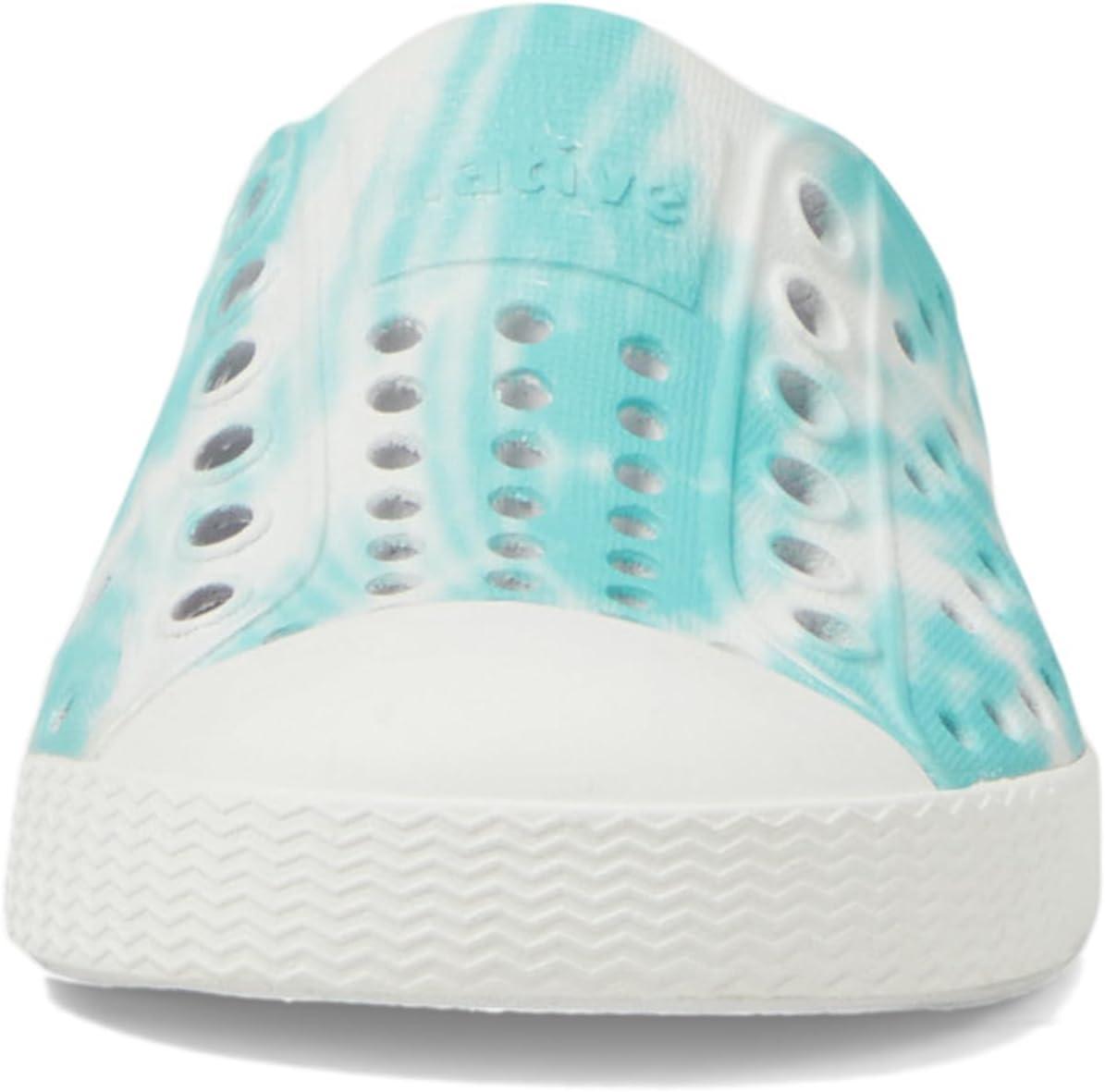 imageNative Shoes Kids Jefferson Bloom Print Toddler Shoes for Kids Synthetic Outsole Round Toe ShapeShell WhiteShell WhiteOcean Waves