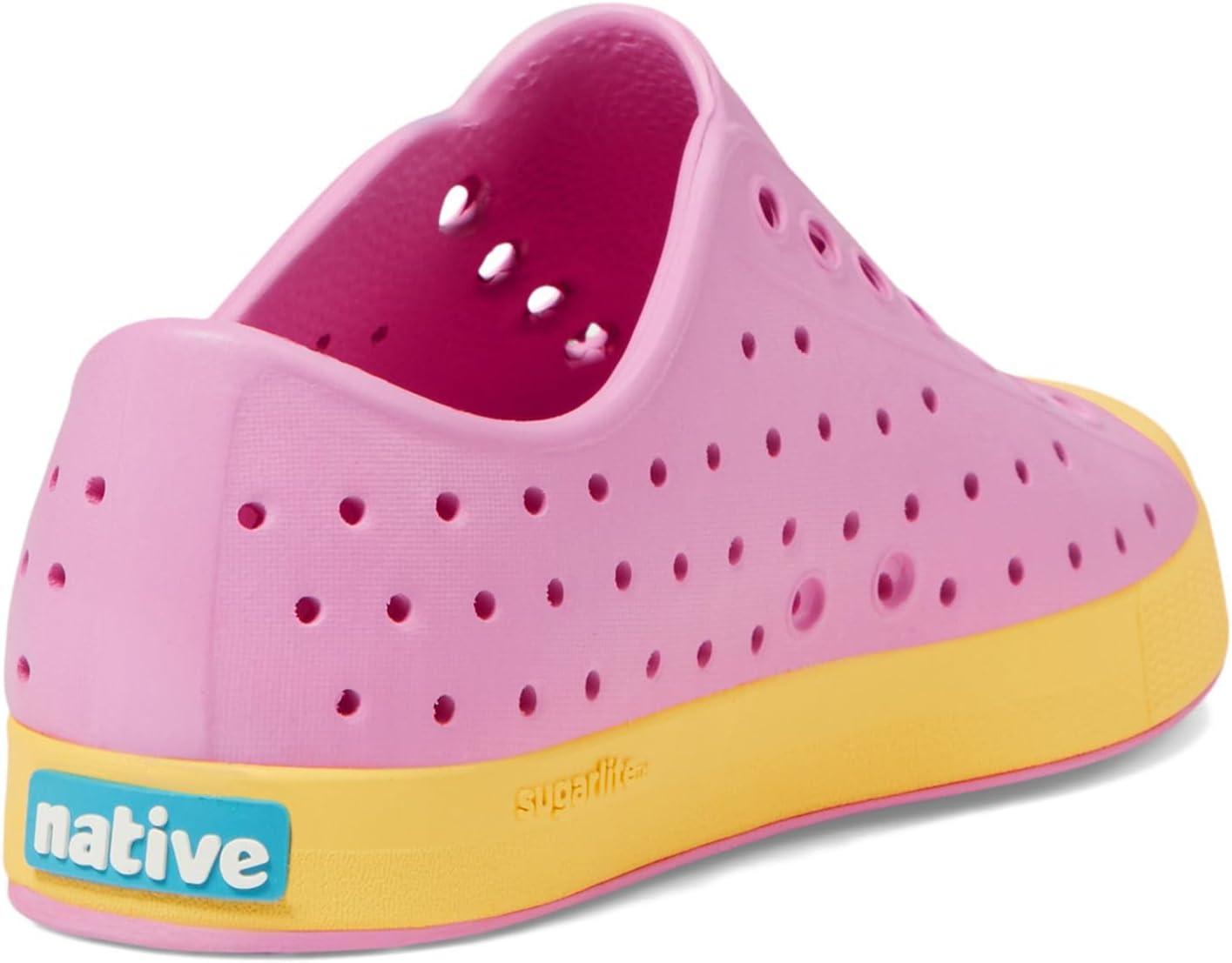 imageNative Shoes UnisexChild Jefferson ToddlerLittle Kid SneakerChillberry PinkPineapple Yellow