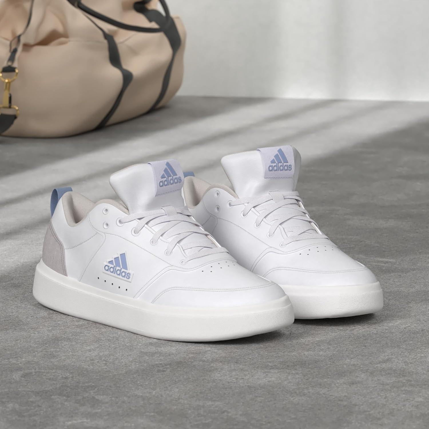 imageadidas Womens Park Street SneakerWhiteWhiteBlue Dawn