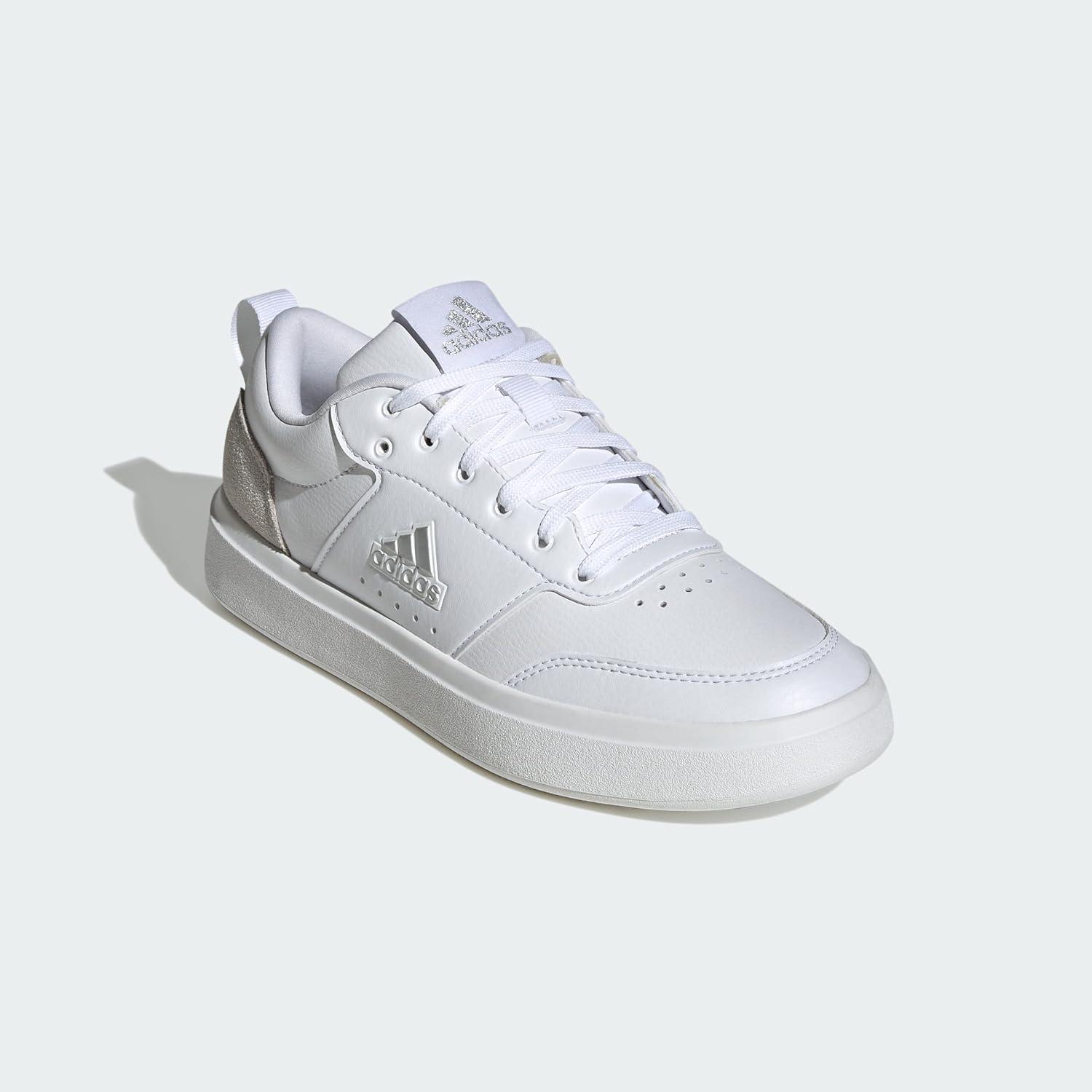 imageadidas Womens Park Street SneakerWhiteWhiteSilver Metallic