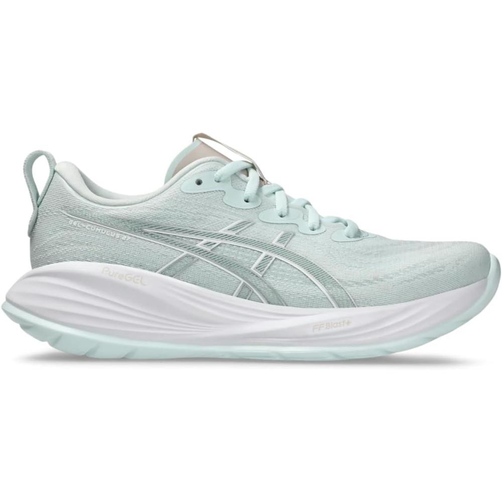 imageASICS Womens GelCumulus 27 Running ShoesPure AquaWhite