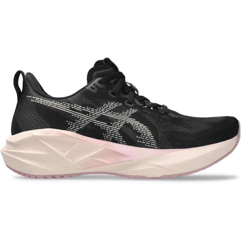 imageASICS Womens NOVABLAST 5 TR Running ShoesBlackPearl Pink