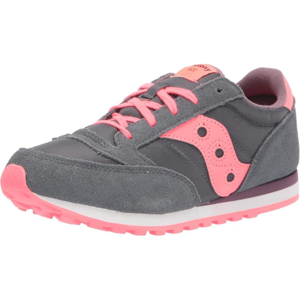 imageGreyNavyGreen Jazz Double Hook ampamp Loop SneakerDark GreyCoral