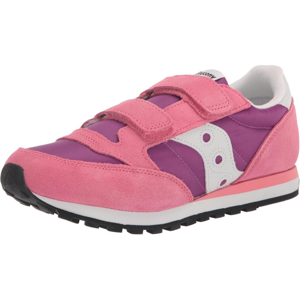 imageGreyNavyGreen Jazz Double Hook ampamp Loop SneakerPinkPurple