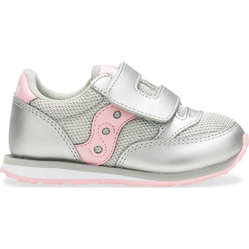 imageGreyNavyGreen Jazz Double Hook ampamp Loop SneakerSilverMetallic