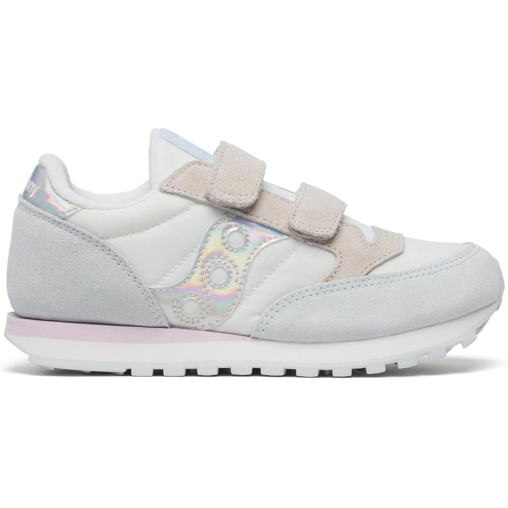 imageGreyNavyGreen Jazz Double Hook ampamp Loop SneakerWhiteBlue