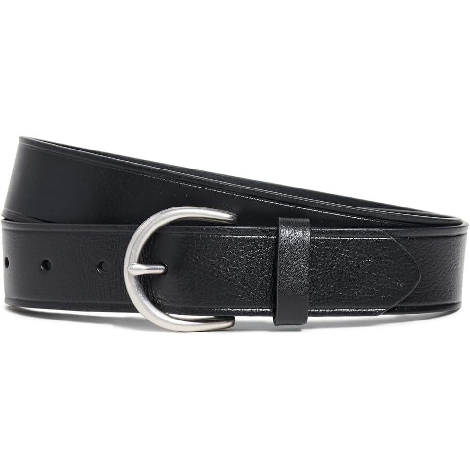 imageMadewell Womens Medium Perfect Leather BeltBlack and Silver
